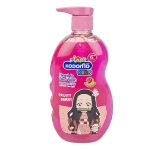 Kodomo Kids Head to Toe Wash – Fruity Berry (400ml) – Made in Thailand